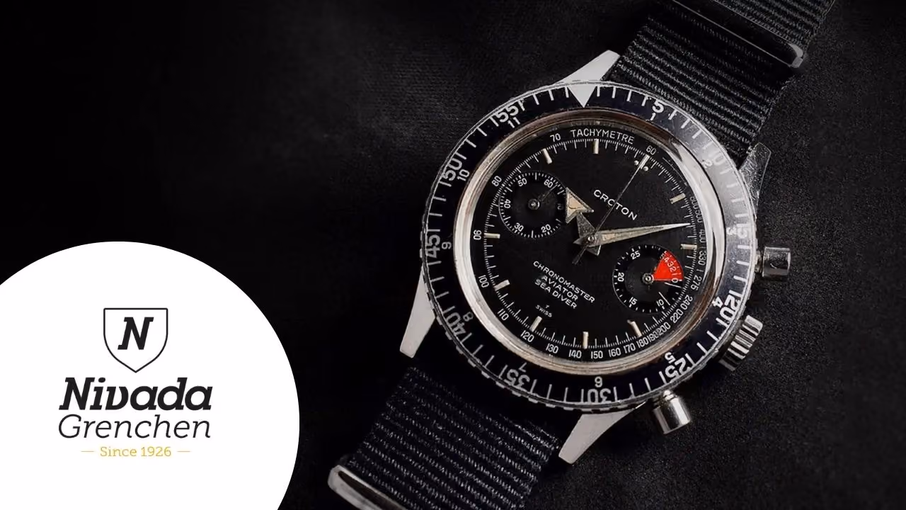 nivada grenchen chronomaster aviator